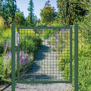 Betafence Egidia M50 enkele poort kit zwart 1800mm x 2000mm