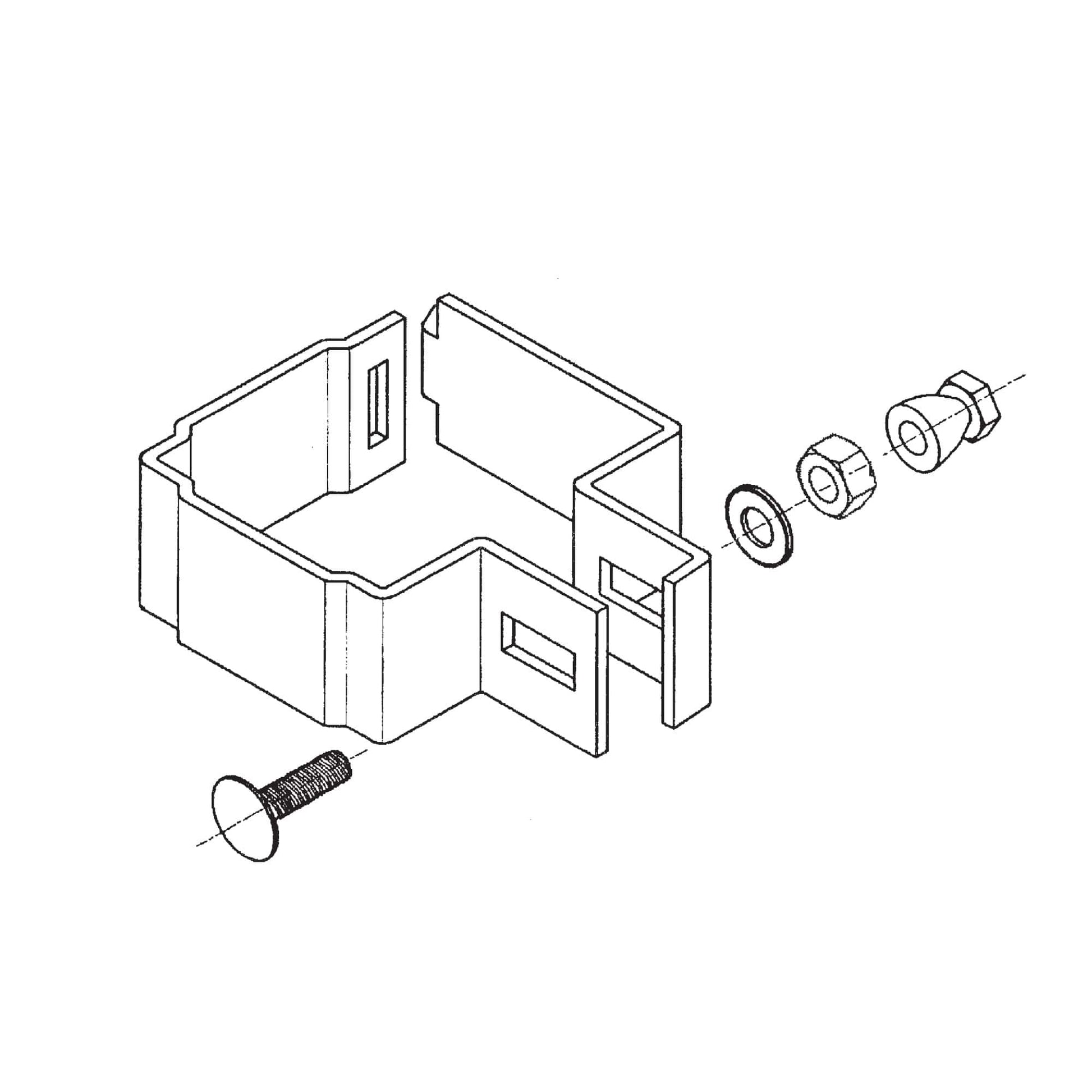 Beugels voor Decofor Hekwerk tekening