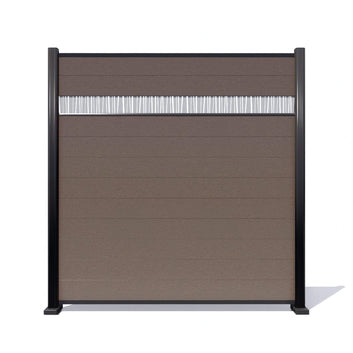 Composiet Hekwerk – Decoratieve paneelplaat HoriZen Prime – Type : Modern